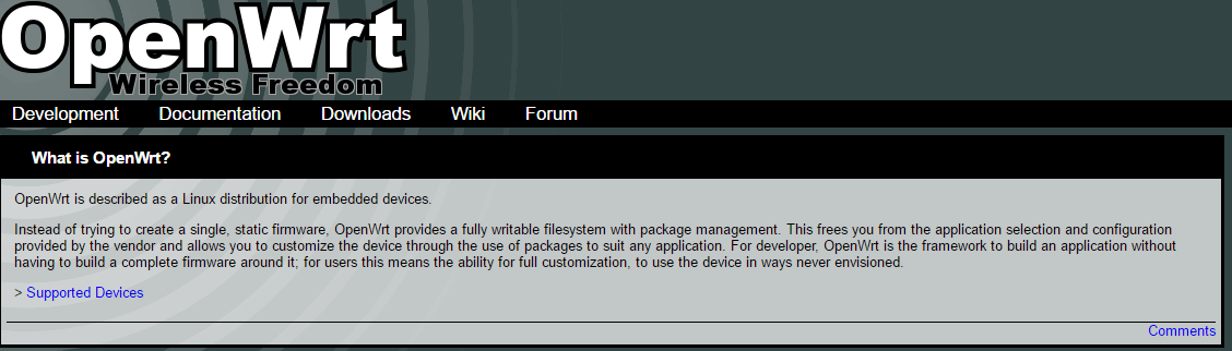Openwrt.