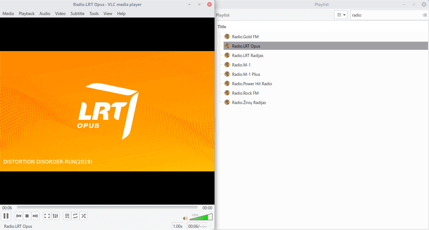 Radio ffmpeg.