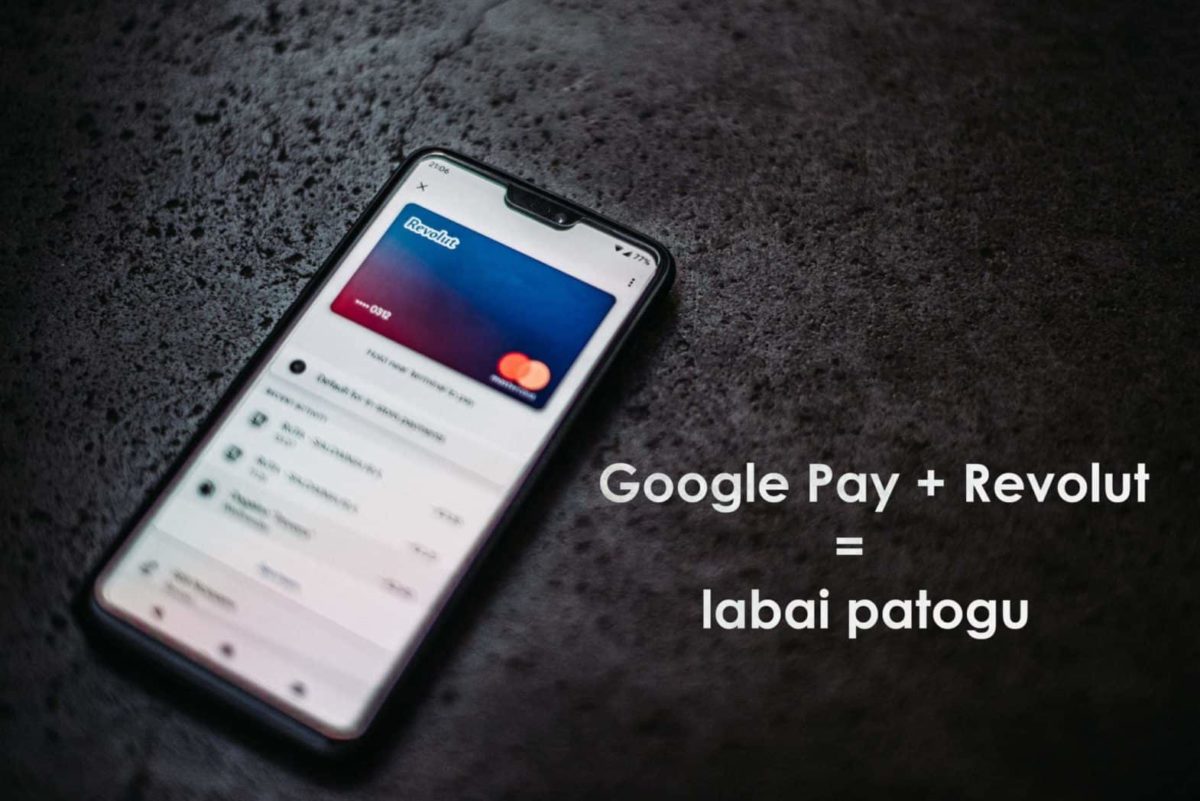 Revolut nfc atsiskaitymai e.