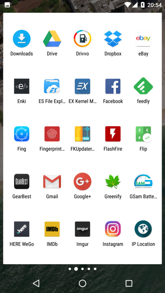 57 android programos kurias naudoju 4 Android programos antras langas.