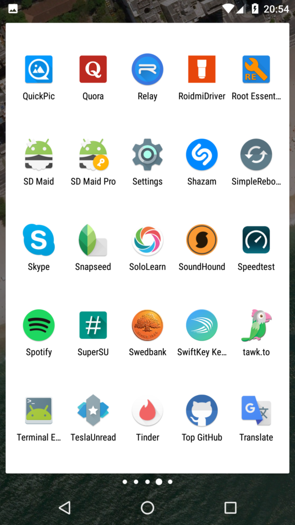 57 android programos kurias naudoju 6 Android programos ketvirtas langas.