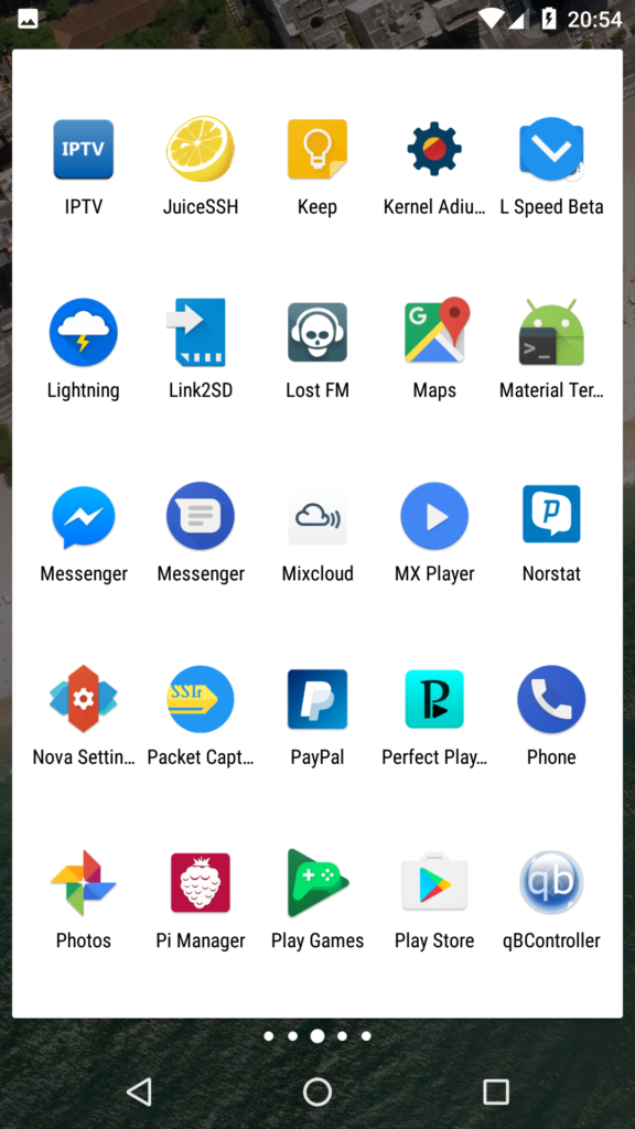 57 android programos kurias naudoju 5 Android programos trečias langas.